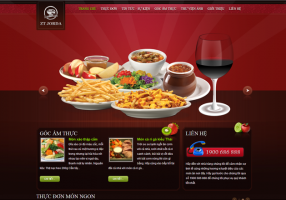 Báo giá thiết kế website nhà hàng